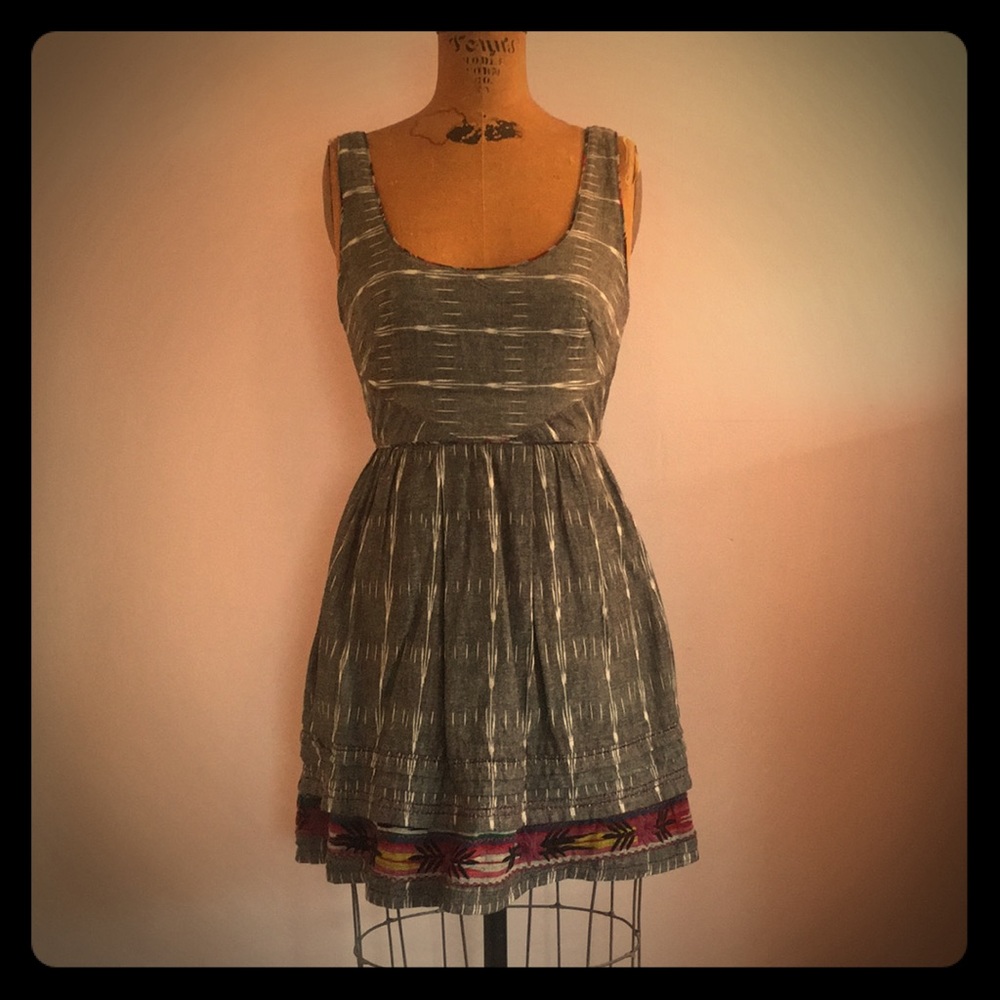 Free People New Romantics Ikat Skater Dress